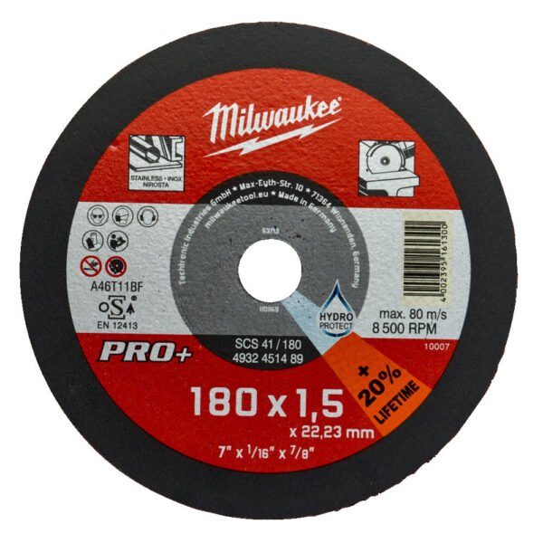 ΔΙΣΚΟΣ ΚΟΠΗΣ INOX CD PRO+ 180x1.5mm MW