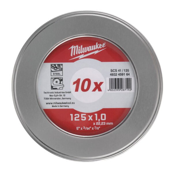 ΔΙΣΚΟΣ ΚΟΠΗΣ CD 125x1mm ΣΕΤ 10ΤΜΧ  MW
