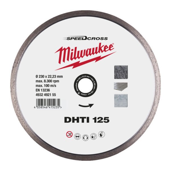 ΔΙΣΚΟΣ ΔΙΑΜΑΝΤΕ DHTI 125mm MW