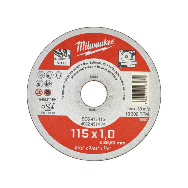 ∆ΙΣΚΟΣ ΚΟΠΗΣ CD 115x1mm MW