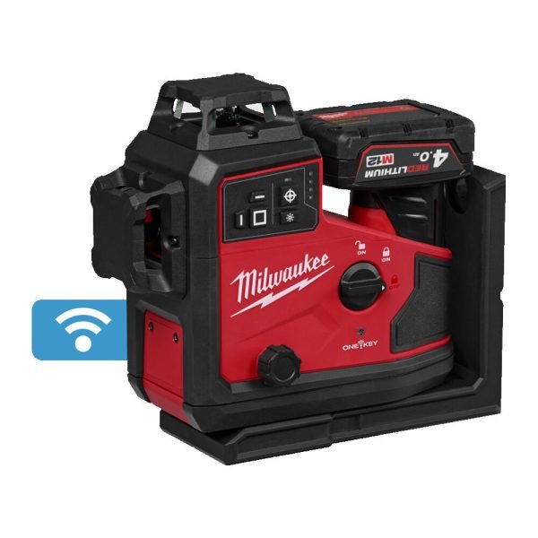 Milwaukee 4933499002 M12 Πράσινο Λέιζερ 360 Μοιρών 3 Επιπέδων