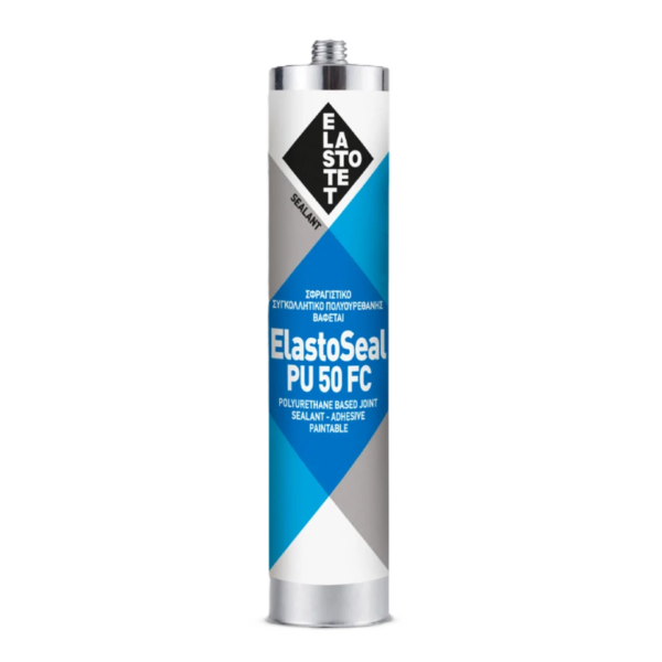 ELASTOSEAL PU 50 FC 310ml Elastotet πολυουρεθανικό σφραγιστικό για επαγγελματική χρήση σε γκρι ή λευκό χρώμα.