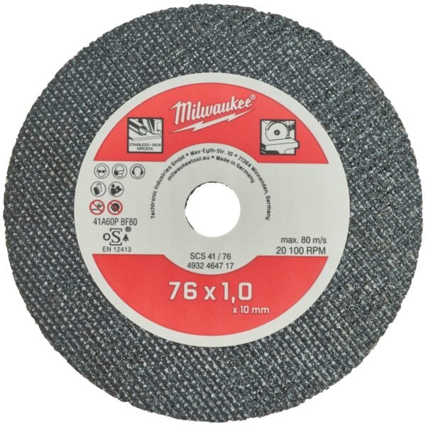 ΔΙΣΚΟΣ ΚΟΠΗΣ INOX CD 76X1mm MW